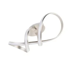 QAZQA Led-Deckenleuchten|Deckenleuchten*Design-Deckenleuchte Stahl dimmbar inkl. LED - Viola Due