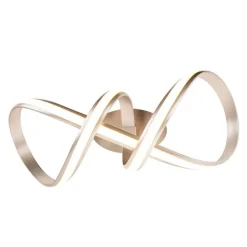 QAZQA Led-Deckenleuchten|Deckenleuchten*Design-Deckenleuchte Stahl dimmbar inkl. LED - Viola Due