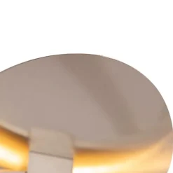 QAZQA Led-Deckenleuchten|Deckenleuchten*Design-Deckenleuchte Stahl dimmbar inkl. LED - Viola Due