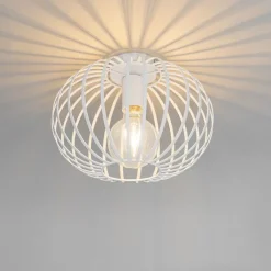 QAZQA Deckenleuchten|Esszimmerlampen*Design-Deckenleuchte weiß 30 cm - Johanna