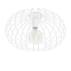 QAZQA Deckenleuchten|Wohnzimmerlampen*Design-Deckenleuchte weiß 39 cm - Johanna