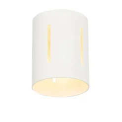 QAZQA Deckenleuchten|Wohnzimmerlampen*Design-Deckenleuchte weiß mit Lichteffekt - Yana