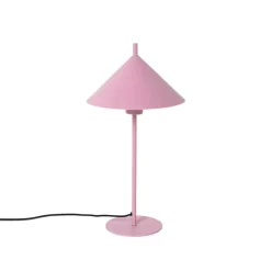 QAZQA Tischlampen|Wohnzimmerlampen*Designer-Tischlampe rosa - Triangolo