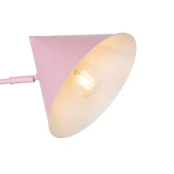 QAZQA Wandleuchten|Wohnzimmerlampen*Designer-Wandleuchte rosa verstellbar - Triangolo