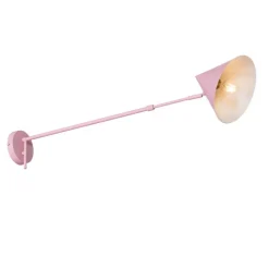 QAZQA Wandleuchten|Wohnzimmerlampen*Designer-Wandleuchte rosa verstellbar - Triangolo