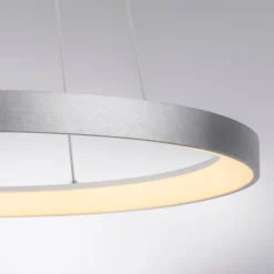 Paul Neuhaus Led-Pendelleuchten|Pendelleuchten*Design-Hängelampe Aluminium inkl. LED Dimmbar Easylift - Hoop