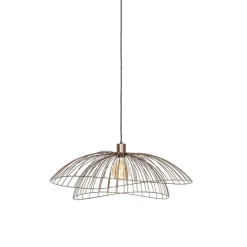 QAZQA Pendelleuchten|Wohnzimmerlampen*Design-Hängelampe Bronze 45 cm - Pua
