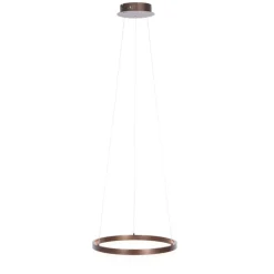 QAZQA Schlafzimmerlampen|Küchenlampen*Design-Hängelampe Bronze 40 cm inkl. LED 3-stufig dimmbar - Anello