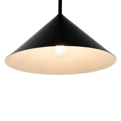 QAZQA Schlafzimmerlampen|Esszimmerlampen*Design-Hängelampe schwarz - Triangolo