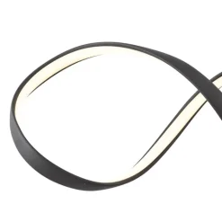 QAZQA Led-Pendelleuchten|Pendelleuchten*Design-Hängelampe schwarz 100 cm inkl. LED 3-Stufen-Dimmbar – Wokkel