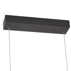 QAZQA Led-Pendelleuchten|Pendelleuchten*Design-Hängelampe schwarz 100 cm inkl. LED 3-Stufen-Dimmbar – Wokkel