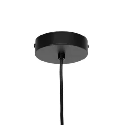 QAZQA Pendelleuchten|Wohnzimmerlampen*Design-Hängelampe schwarz 66cm - Pua