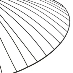 QAZQA Pendelleuchten|Wohnzimmerlampen*Design-Hängelampe schwarz 66cm - Pua