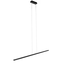 QAZQA Esszimmerlampen|Led-Pendelleuchten*Design-Hängelampe schwarz inkl. LED - Banda