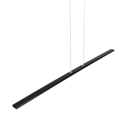 QAZQA Esszimmerlampen|Led-Pendelleuchten*Design-Hängelampe schwarz inkl. LED - Banda