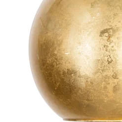 QAZQA Pendelleuchten|Wohnzimmerlampen*Design-Hängelampe schwarz mit Goldglas 3-flammig - Bert