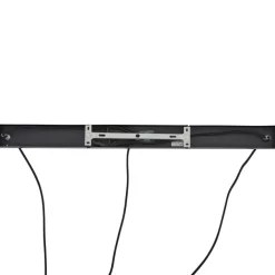 QAZQA Pendelleuchten|Wohnzimmerlampen*Design-Hängelampe schwarz mit Regenbogen-Glas rechteckig 3-flammig - Mallon