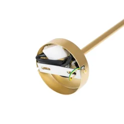 QAZQA Pendelleuchten|Wohnzimmerlampen*Design-Hängelampe Schwarz mit Gold 6-flammig - Sinem