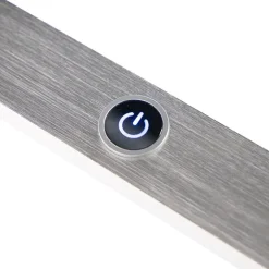 QAZQA Led-Pendelleuchten|Pendelleuchten*Design-Hängelampe Stahl mit Touch-Dimmer inkl. LED - Platin