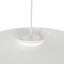 QAZQA Schlafzimmerlampen|Küchenlampen*Design-Hängelampe weiß inkl. LED 3-stufig dimmbar - Pauline