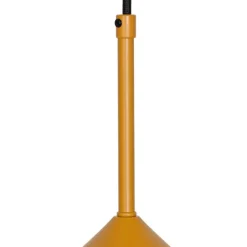 QAZQA Pendelleuchten|Wohnzimmerlampen*Design-Hängeleuchte Gelb Dreieck - Triangolo