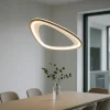 QAZQA Schlafzimmerlampen|Küchenlampen*Design-Hängeleuchte Gold 3-Stufen-Dimmbar - Organico