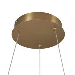 QAZQA Schlafzimmerlampen|Küchenlampen*Design-Hängeleuchte Gold 3-Stufen-Dimmbar - Organico