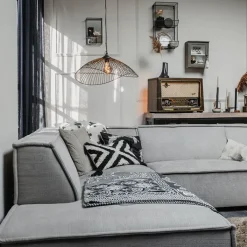 QAZQA Pendelleuchten|Wohnzimmerlampen*Design-Hängeleuchte Messingdraht 64cm - Pia