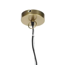 QAZQA Pendelleuchten|Wohnzimmerlampen*Design-Hängeleuchte Messingdraht 64cm - Pia