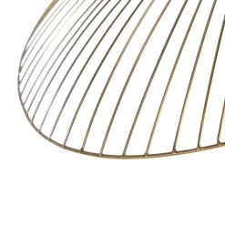 QAZQA Pendelleuchten|Wohnzimmerlampen*Design-Hängeleuchte Messingdraht 64cm - Pia