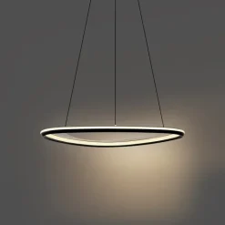 QAZQA Led-Pendelleuchten|Pendelleuchten*Design-Hängeleuchte schwarz 3-Stufen-Dimmbar - Organico