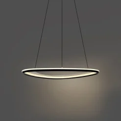 QAZQA Led-Pendelleuchten|Pendelleuchten*Design-Hängeleuchte schwarz 3-Stufen-Dimmbar - Organico