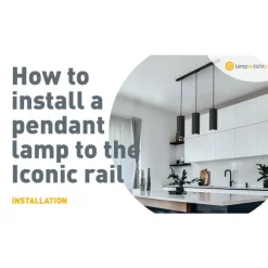 QAZQA Professional Deckenstrahler|Aufbaustrahler*Design-Hängeleuchte schwarz inkl. Schienenadapter 1-phasig - Iconic Tubo