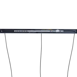 QAZQA Leuchten Ohne Schirm|Pendelleuchten*Design-Hängeleuchte schwarz rechteckig 3-flammig - Indu