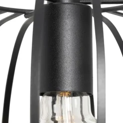 QAZQA Pendelleuchten|Wohnzimmerlampen*Design-Hängeleuchte Schwarz Draht 39cm - Johanna