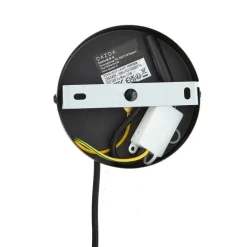 QAZQA Pendelleuchten|Wohnzimmerlampen*Design-Hängeleuchte schwarz mit Rauchglas - Domo