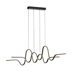 Paul Neuhaus Led-Pendelleuchten|Pendelleuchten*Design-Hängeleuchte schwarz inkl. dimmbarer LED Easylift - Altitude