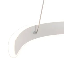 Trio Leuchten Led-Pendelleuchten|Pendelleuchten*Design-Hängeleuchte Weiß inkl. LED 3-Stufen-Dimmbar - Frank