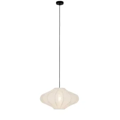 Kinder QAZQA Kinderzimmerlampen|Schlafzimmerlampen*Design-Hängeleuchte Weiße Seide 50 cm - Plu