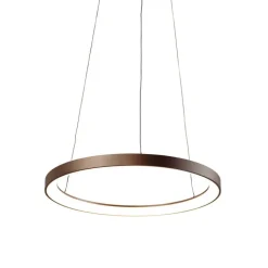 Paul Neuhaus Led-Pendelleuchten|Pendelleuchten*Design-Pendelleuchte Bronze inklusive dimmbarer LED Easylift - Hoop