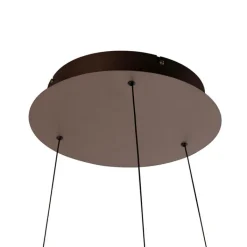 Paul Neuhaus Led-Pendelleuchten|Pendelleuchten*Design-Pendelleuchte Bronze inklusive dimmbarer LED Easylift - Hoop