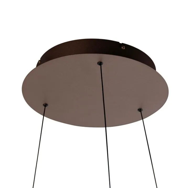 Paul Neuhaus Led-Pendelleuchten|Pendelleuchten*Design-Pendelleuchte Bronze inklusive dimmbarer LED Easylift - Hoop