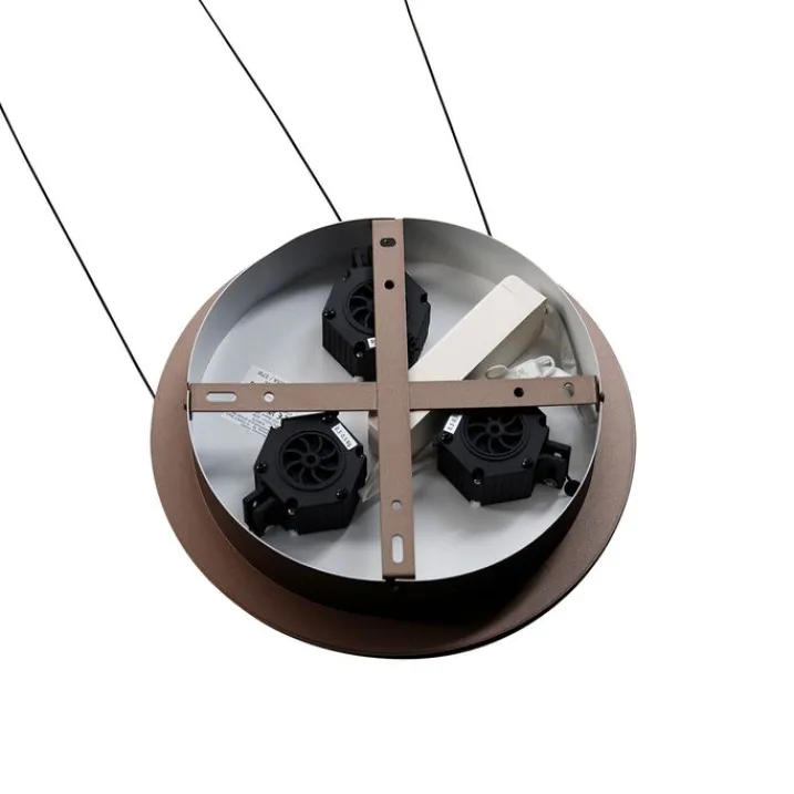Paul Neuhaus Led-Pendelleuchten|Pendelleuchten*Design-Pendelleuchte Bronze inklusive dimmbarer LED Easylift - Hoop