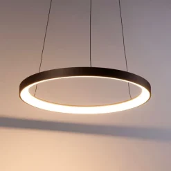 Paul Neuhaus Led-Pendelleuchten|Pendelleuchten*Design-Pendelleuchte Bronze inklusive dimmbarer LED Easylift - Hoop