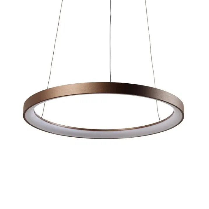 Paul Neuhaus Led-Pendelleuchten|Pendelleuchten*Design-Pendelleuchte Bronze inklusive dimmbarer LED Easylift - Hoop