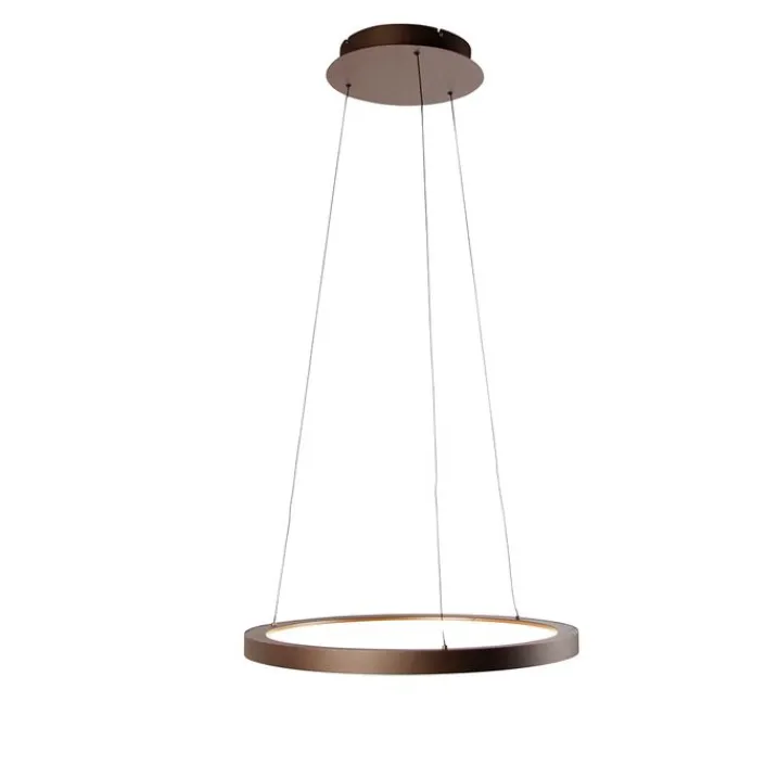 Paul Neuhaus Led-Pendelleuchten|Pendelleuchten*Design-Pendelleuchte Bronze inklusive dimmbarer LED Easylift - Hoop