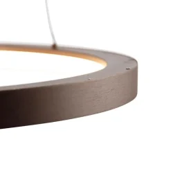 Paul Neuhaus Led-Pendelleuchten|Pendelleuchten*Design-Pendelleuchte Bronze inklusive dimmbarer LED Easylift - Hoop