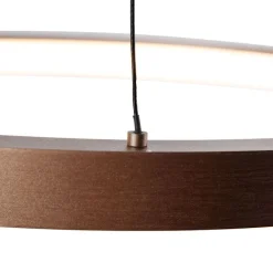 Paul Neuhaus Led-Pendelleuchten|Pendelleuchten*Design-Pendelleuchte Bronze inklusive dimmbarer LED Easylift - Hoop