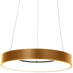Steinhauer Led-Pendelleuchten|Pendelleuchten*Design-Pendelleuchte Gold inkl. dimmbarer LED - Ringlede