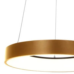 Steinhauer Led-Pendelleuchten|Pendelleuchten*Design-Pendelleuchte Gold inkl. dimmbarer LED - Ringlede